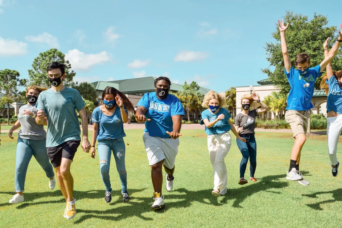 FGCU First Year Experience photography and printed campus signage