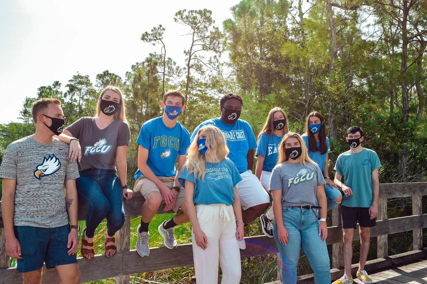 FGCU First Year Experience photography and printed campus signage