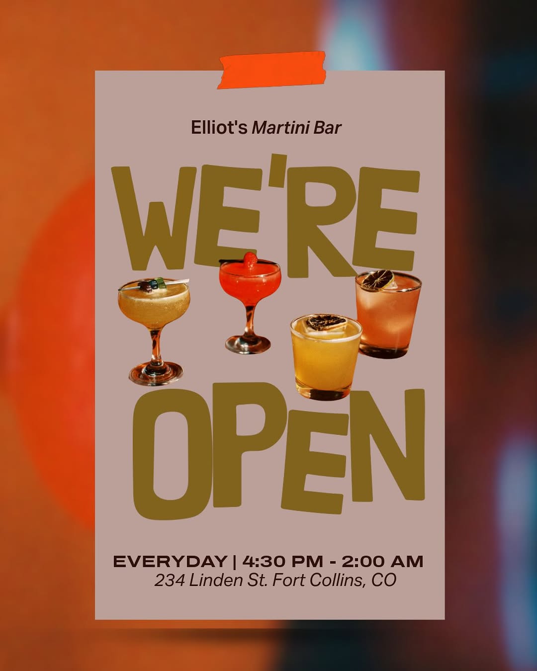 Elliot's Martini Bar Instagram post 7
